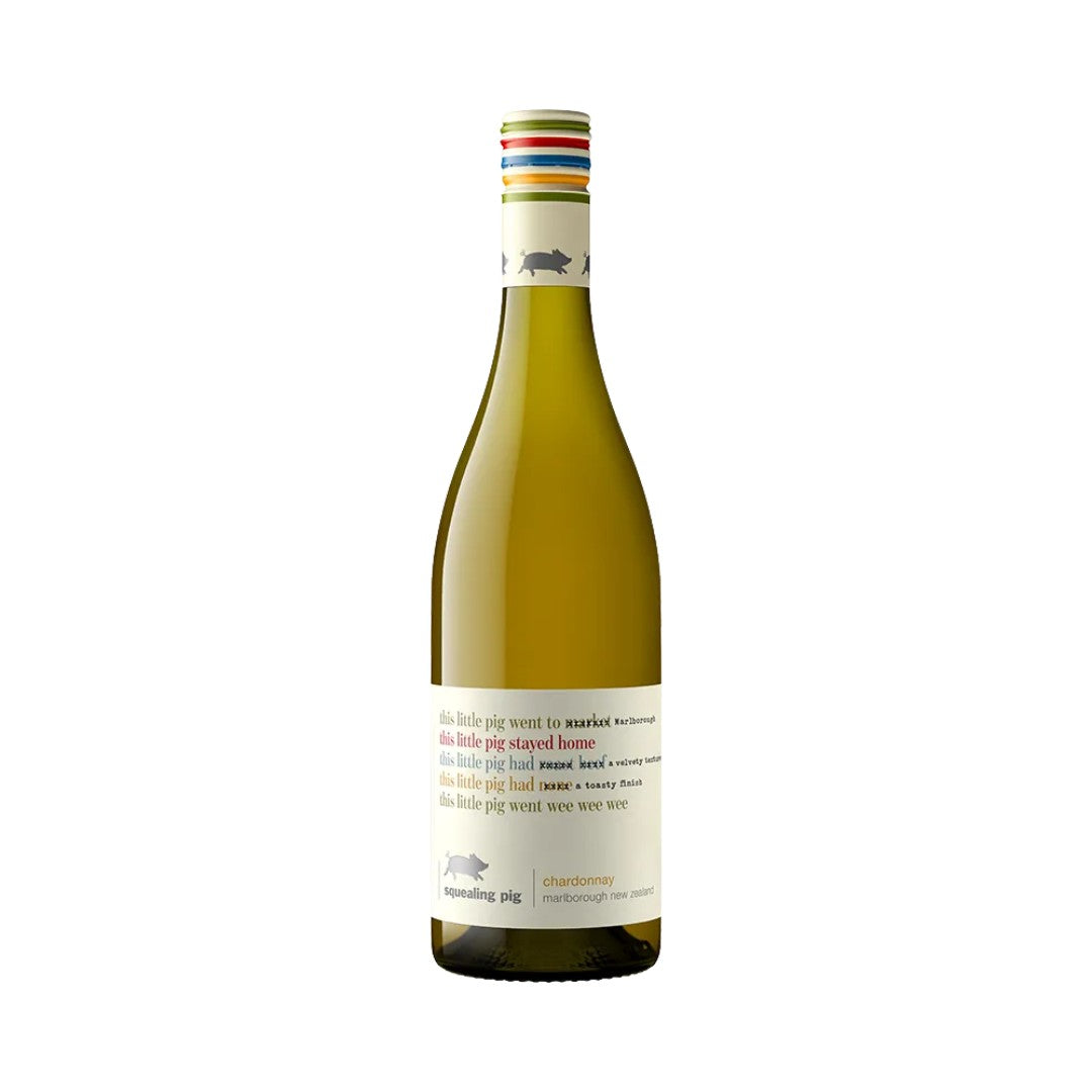 White Wine - Squealing Pig Chardonnay 750ml (ABV 12%)