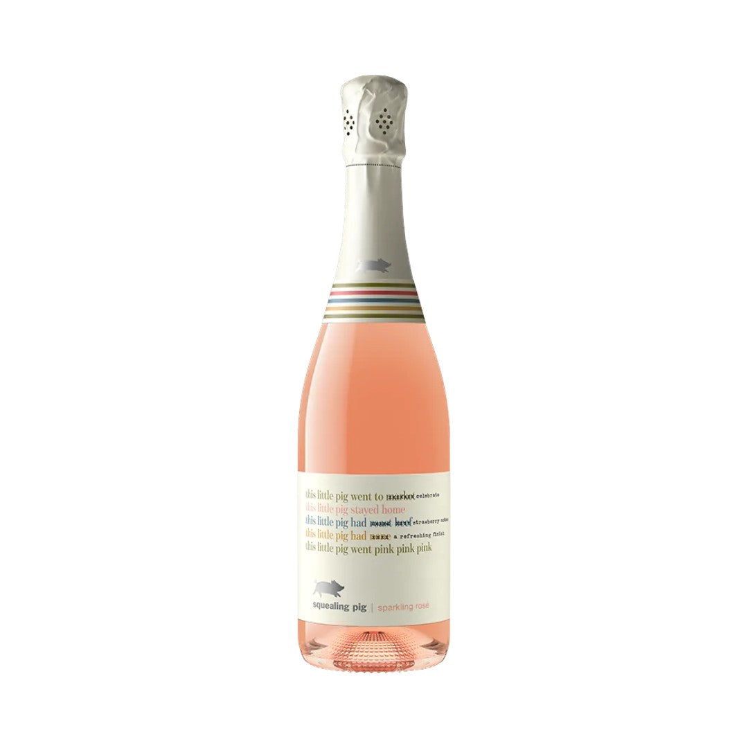 White Wine - Squealing Pig Sparkling Rose 750ml (ABV 13%)