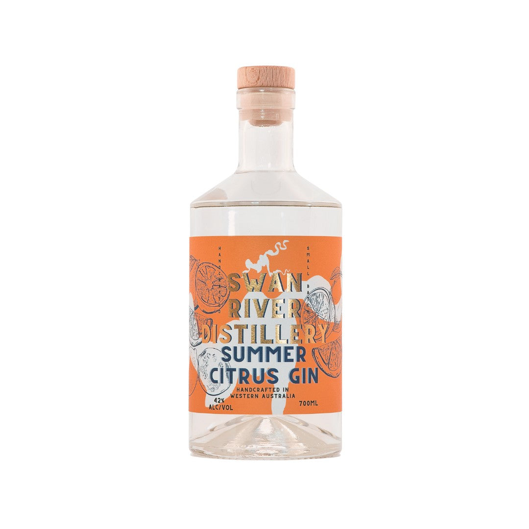 Australian Gin - Swan River Distillery Summer Citrus Gin 700ml (ABV 42%)