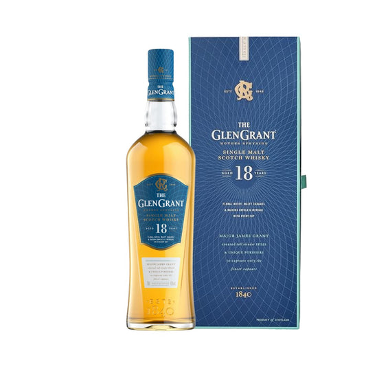 Scotch Whisky - The Glen Grant 18YO Single Malt Scotch Whisky 700ml (ABV43%)