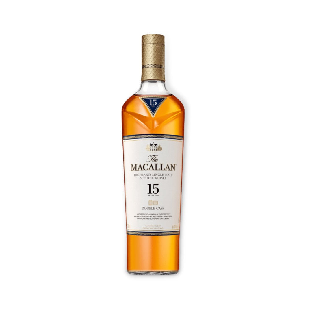 Scotch Whisky - The Macallan 15YO Double Cask Single Malt Scotch Whisky 700ml (ABV 43%)