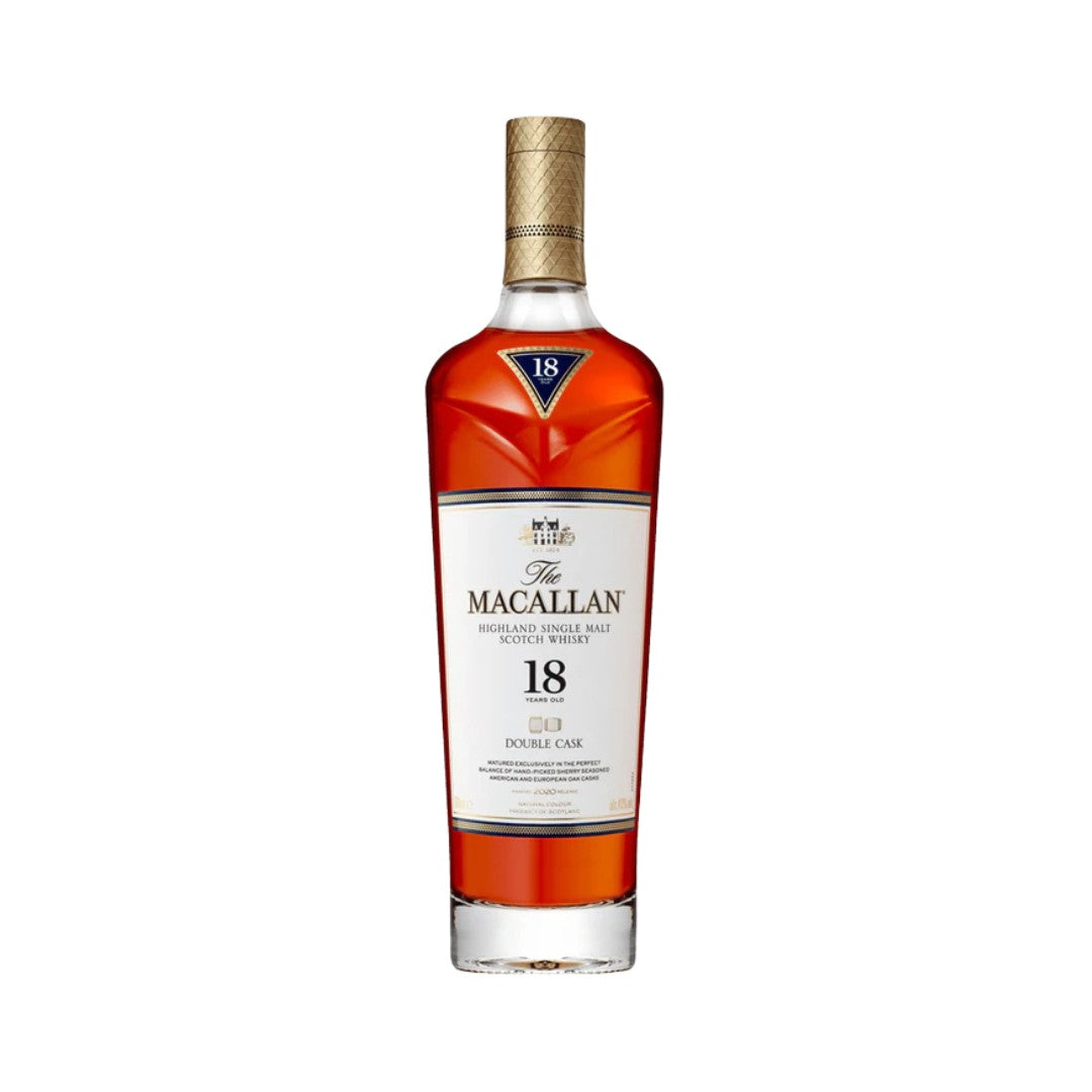 Scotch Whisky - The Macallan 18YO Double Cask Single Malt Scotch Whisky 700ml (ABV 43%)