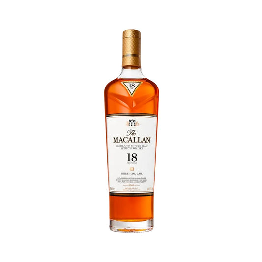 Scotch Whisky - The Macallan 18YO Sherry Cask Single Malt Scotch Whisky 700ml (ABV 43%)