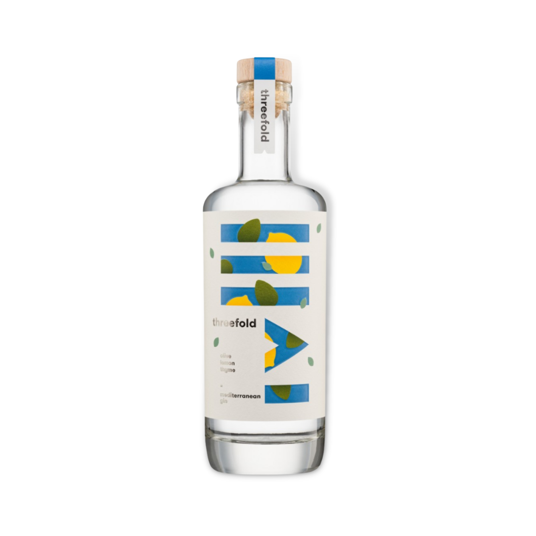 Australian Gin - Threefold Mediterranean Gin 500ml (ABV 42%)