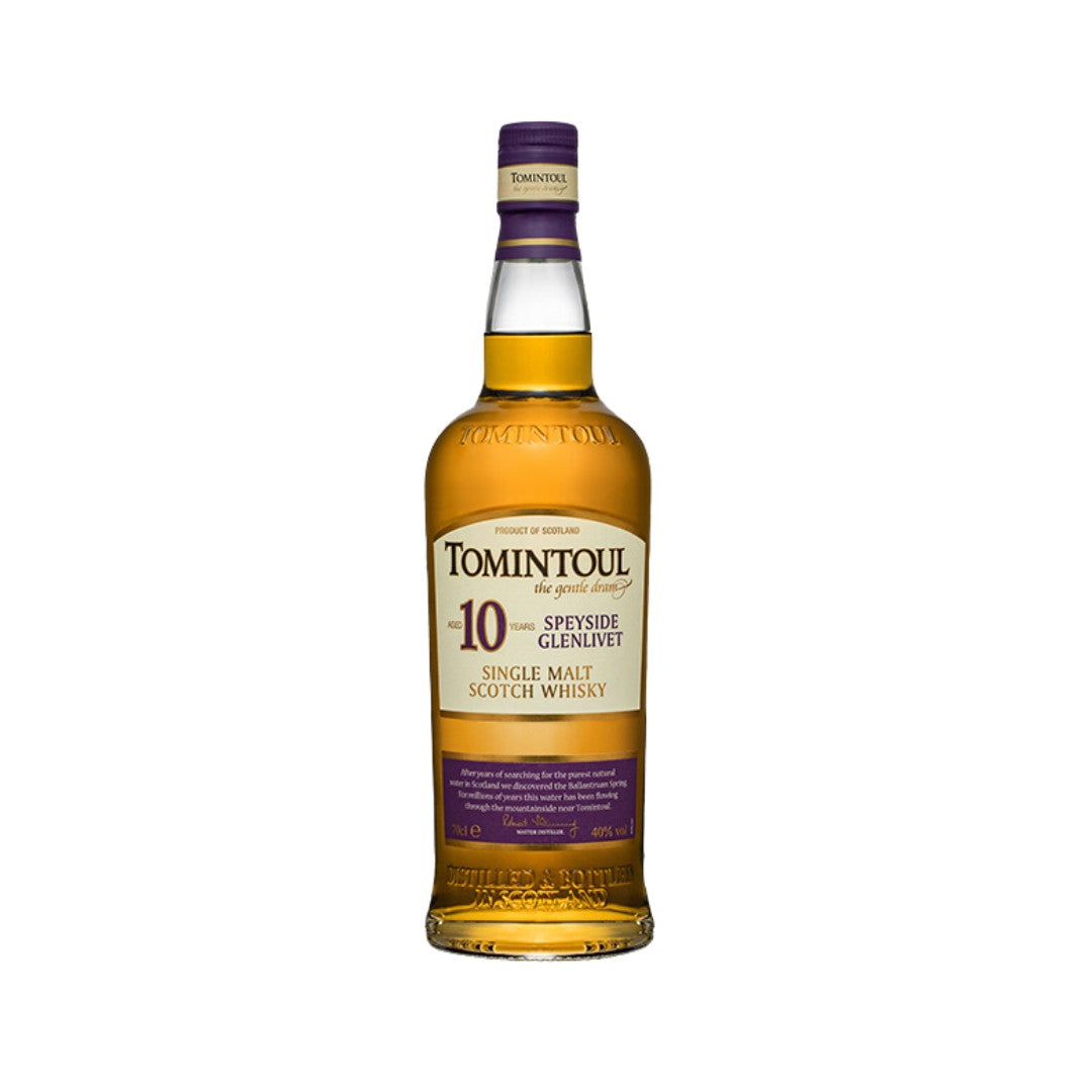 Scotch Whisky - Tomintoul 10YO Speyside Glenlivet Single Malt Scotch Whisky 700ml (ABV 40%)