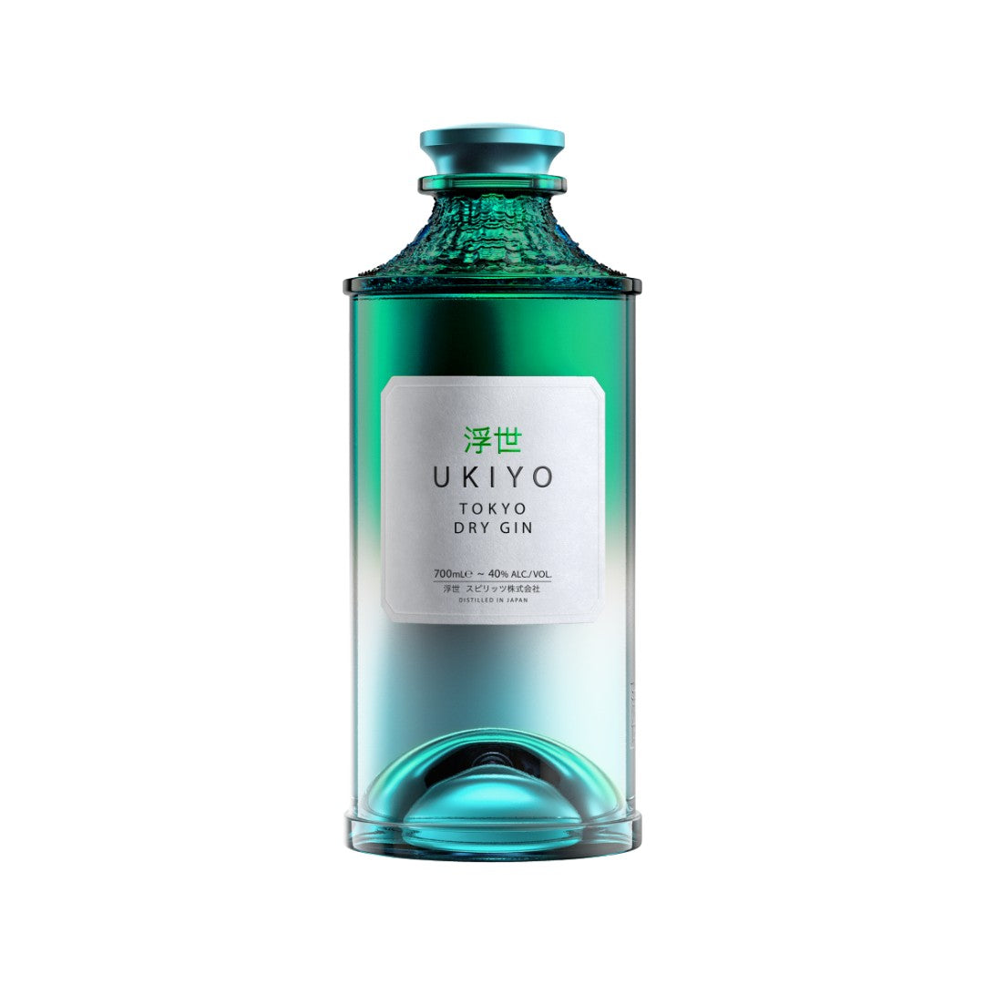 Japanese Gin - Ukiyo Tokyo Dry Gin 700ml (ABV 40%)