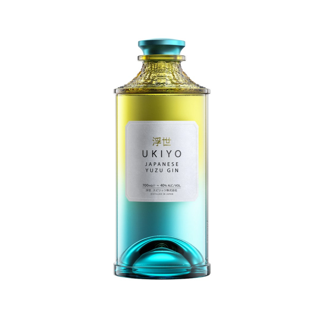 Japanese Gin - Ukiyo Yuzu Citrus Gin 700ml (ABV 40%)