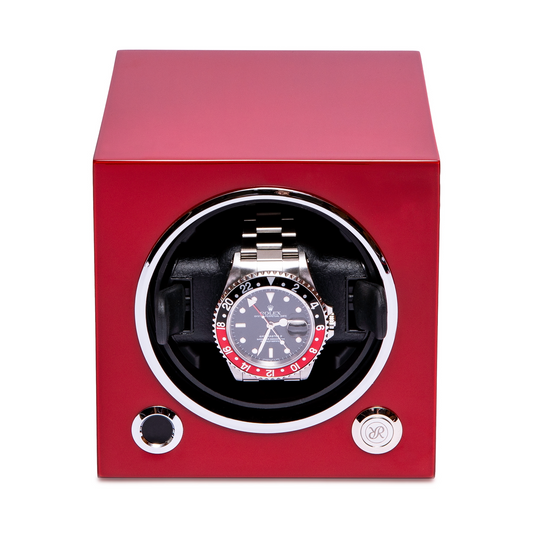 Evo Single Watch Winder - Crimson Red