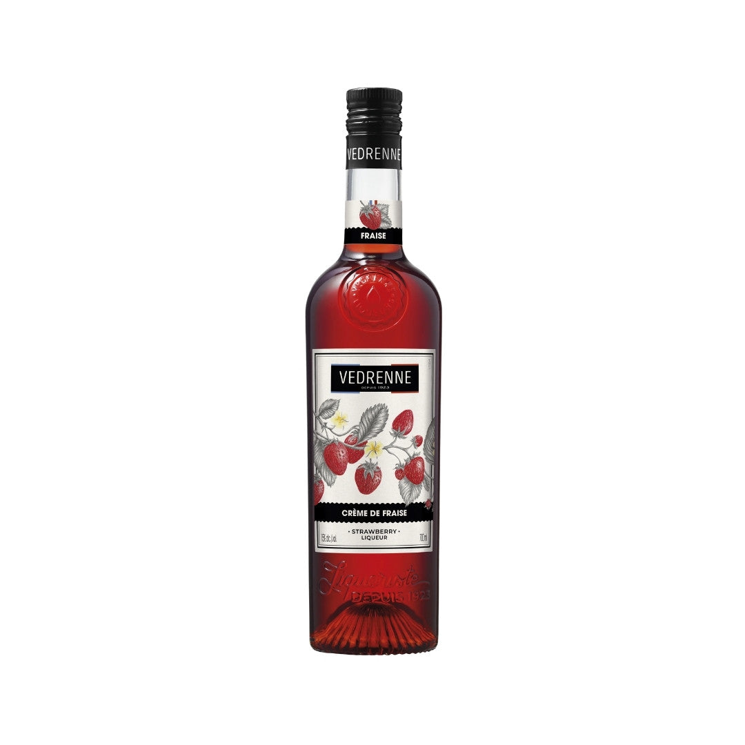 Liqueur - Vedrenne Liqueur Creme de Fraise (Strawberry) 500ml (ABV 15%)