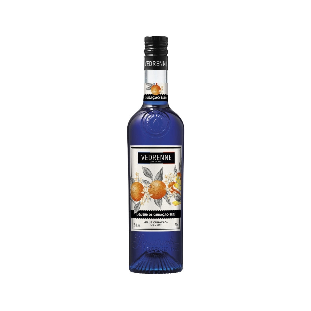 Liqueur - Vedrenne Liqueur Curacao Bleu (Blue Curacao) 700ml (ABV 25%)