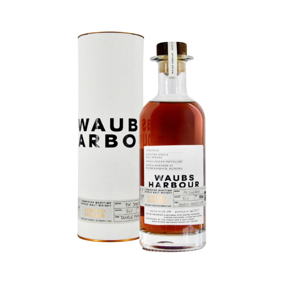 Australian Whisky - Waubs Harbour PX Sherry Single Malt Whisky 500ml (ABV 51%)