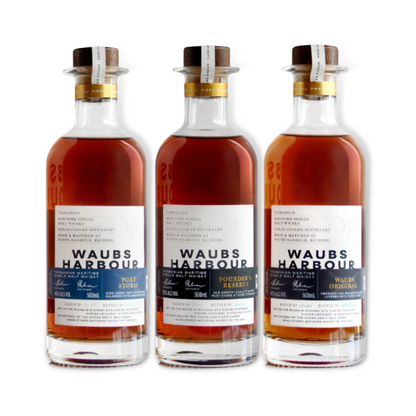 Australian Whisky - Waubs Harbour Founder's Reserve Single Malt Whisky 500ml (ABV 62%)