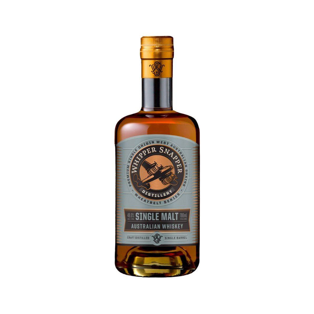 Australian Whisky - Whipper Snapper Australian Single Malt Whiskey 700ml (ABV 48%)