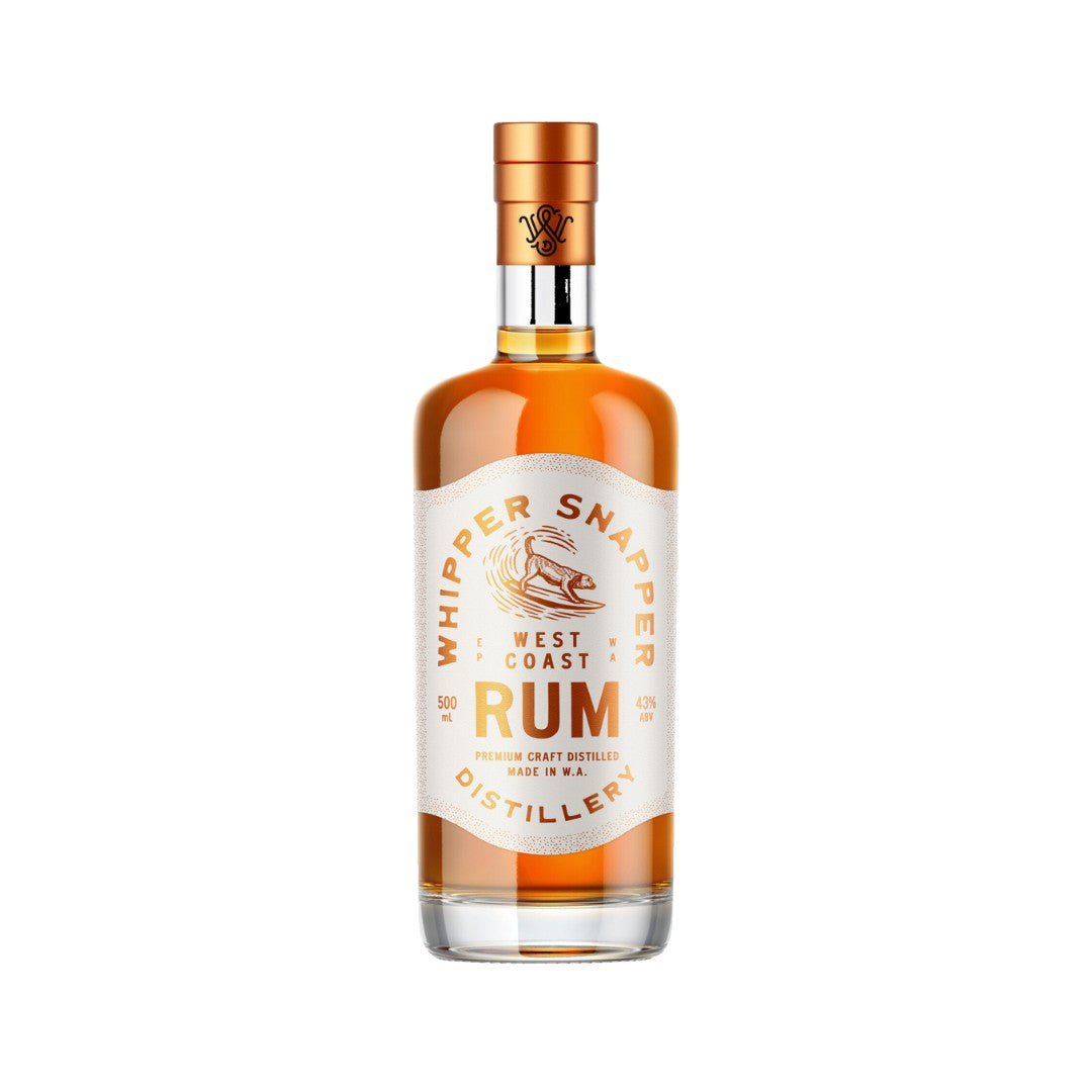 Dark Rum - Whipper Snapper West Coast Rum 500ml (ABV 43%)