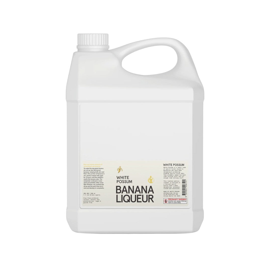Liqueur - White Possum Banana Liqueur 500ml / 5ltr (ABV 20%)
