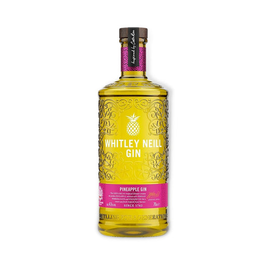 United Kingdom Gin - Whitley Neill Pineapple Gin 700ml (ABV 43%)
