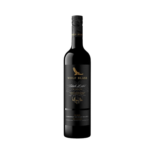 Red Wine - Wolf Blass Black Label Cabernet Shiraz Malbec (2016) 750ml (ABV 14%)