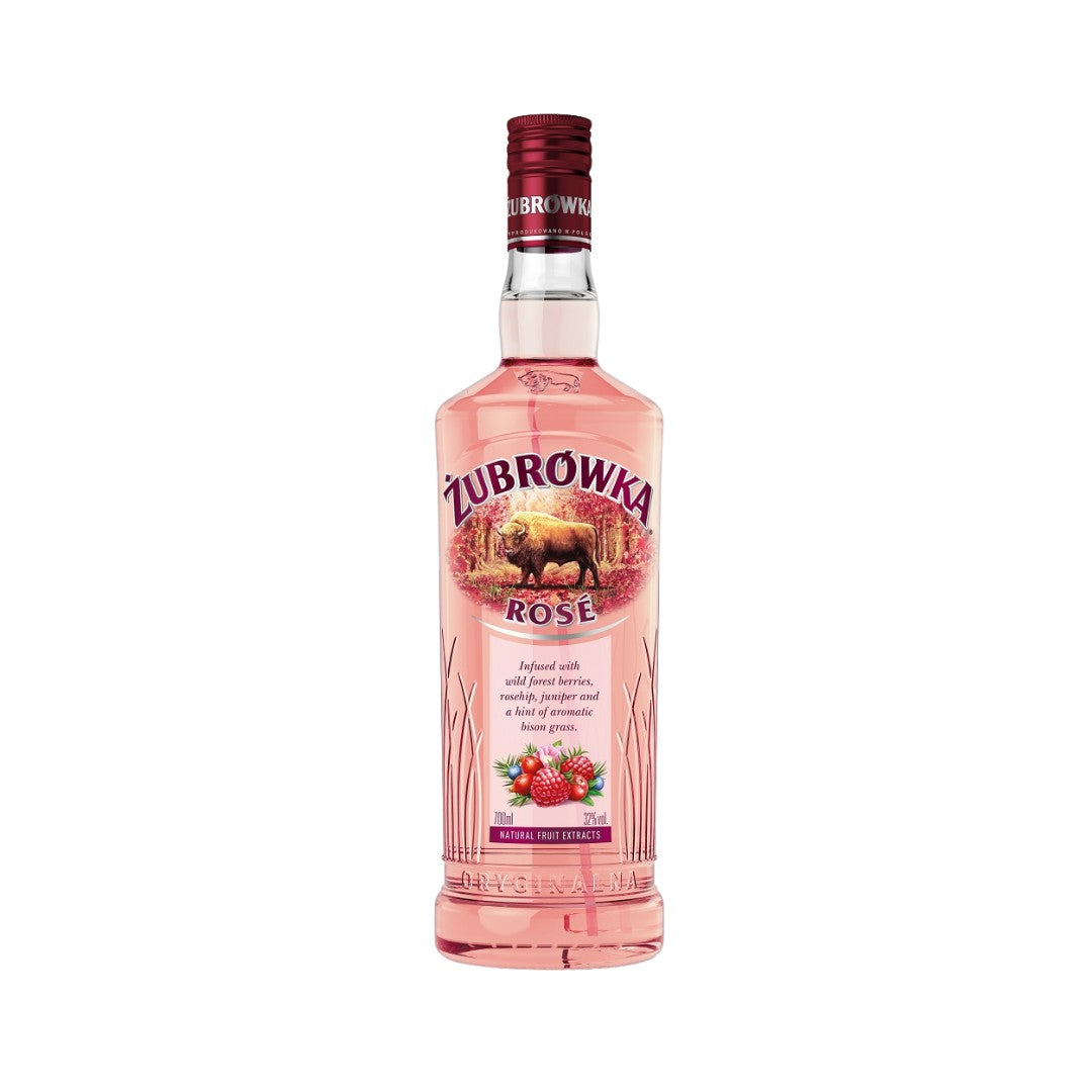 Polish Vodka -Zubrowka Rose Vodka 700ml (ABV 32%)