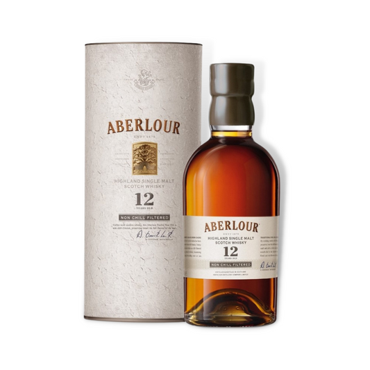 Scotch Whisky - Aberlour 12 Year Old Non Chill Filtered Single Malt Scotch Whisky 700ml (ABV 48%)