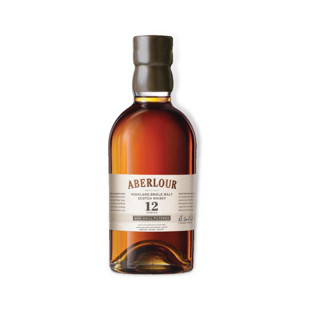 Scotch Whisky - Aberlour 12 Year Old Non Chill Filtered Single Malt Scotch Whisky 700ml (ABV 48%)