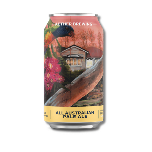 Pale Ale - Aether Brewing All Australian Pale 375ml Case of 16 (ABV 4.5%)