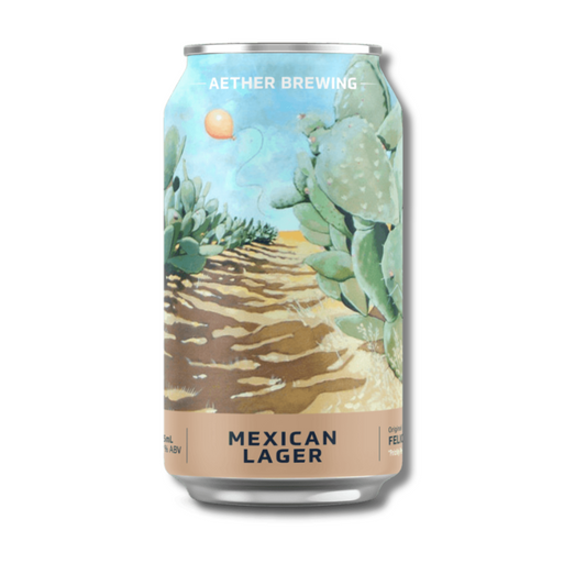 Lager - Aether Brewing Mexican Lager 375ml Case of 16 (ABV 4.2%)