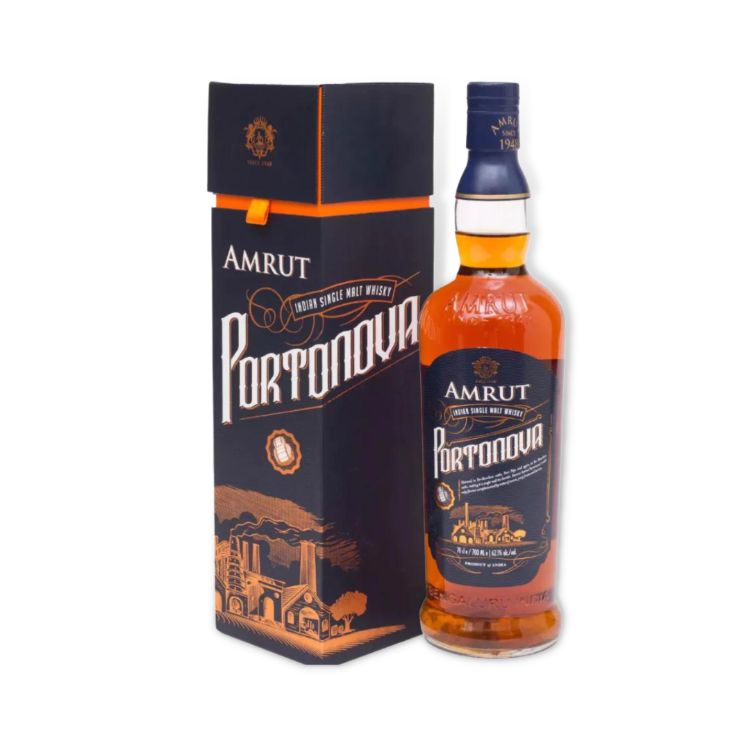 Indian Whisky - Amrut Portonova Indian Single Malt Whisky 700ml (ABV 62.1%)