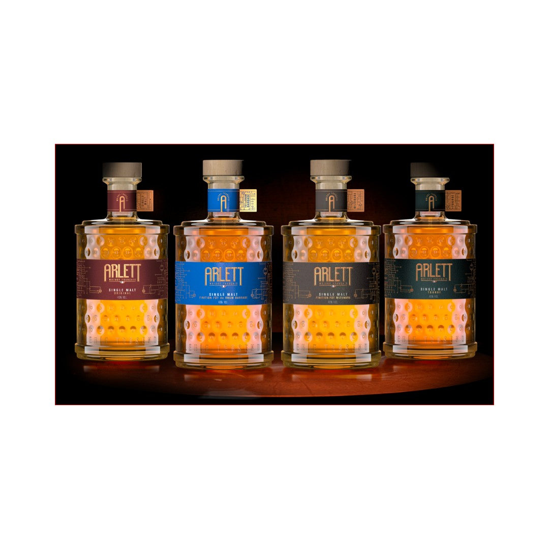 French Whisky - Arlett Peated Single Malt Whisky 700ml (ABV 43%)