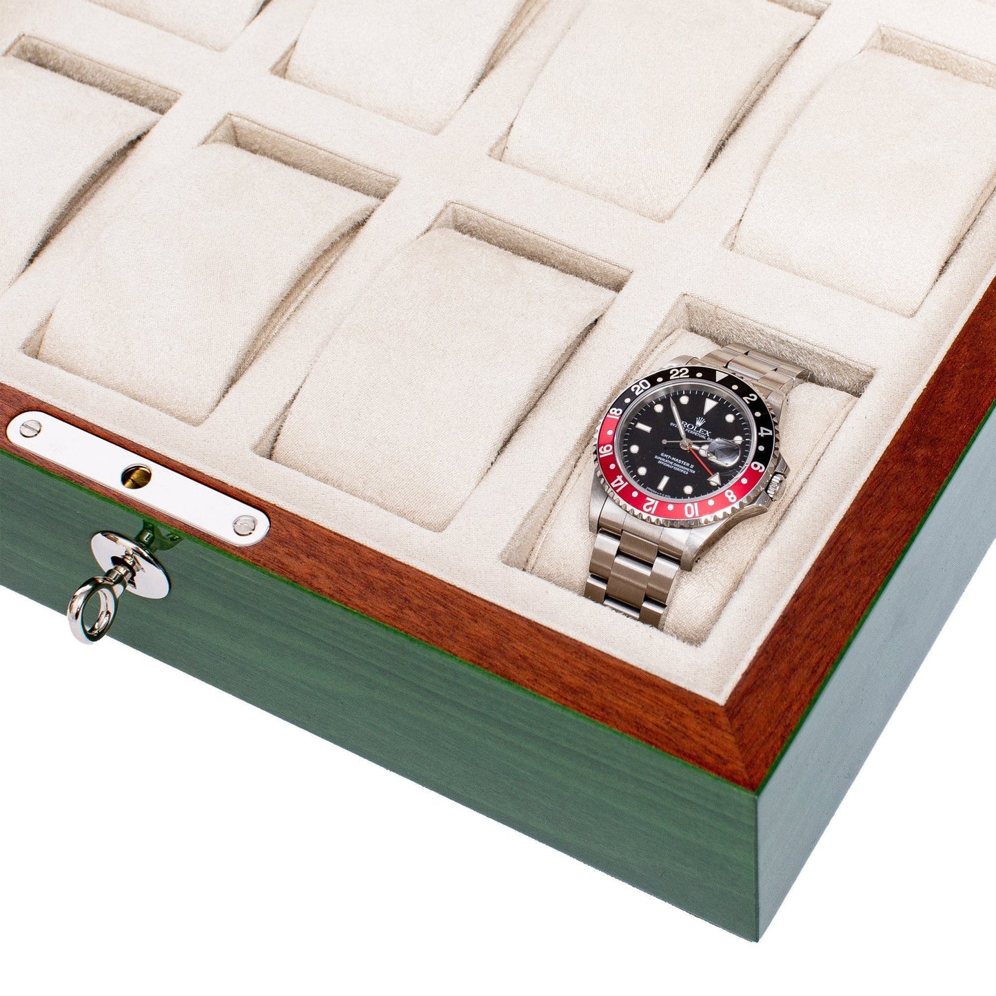 Heritage Chroma Eight Watch Box - Green