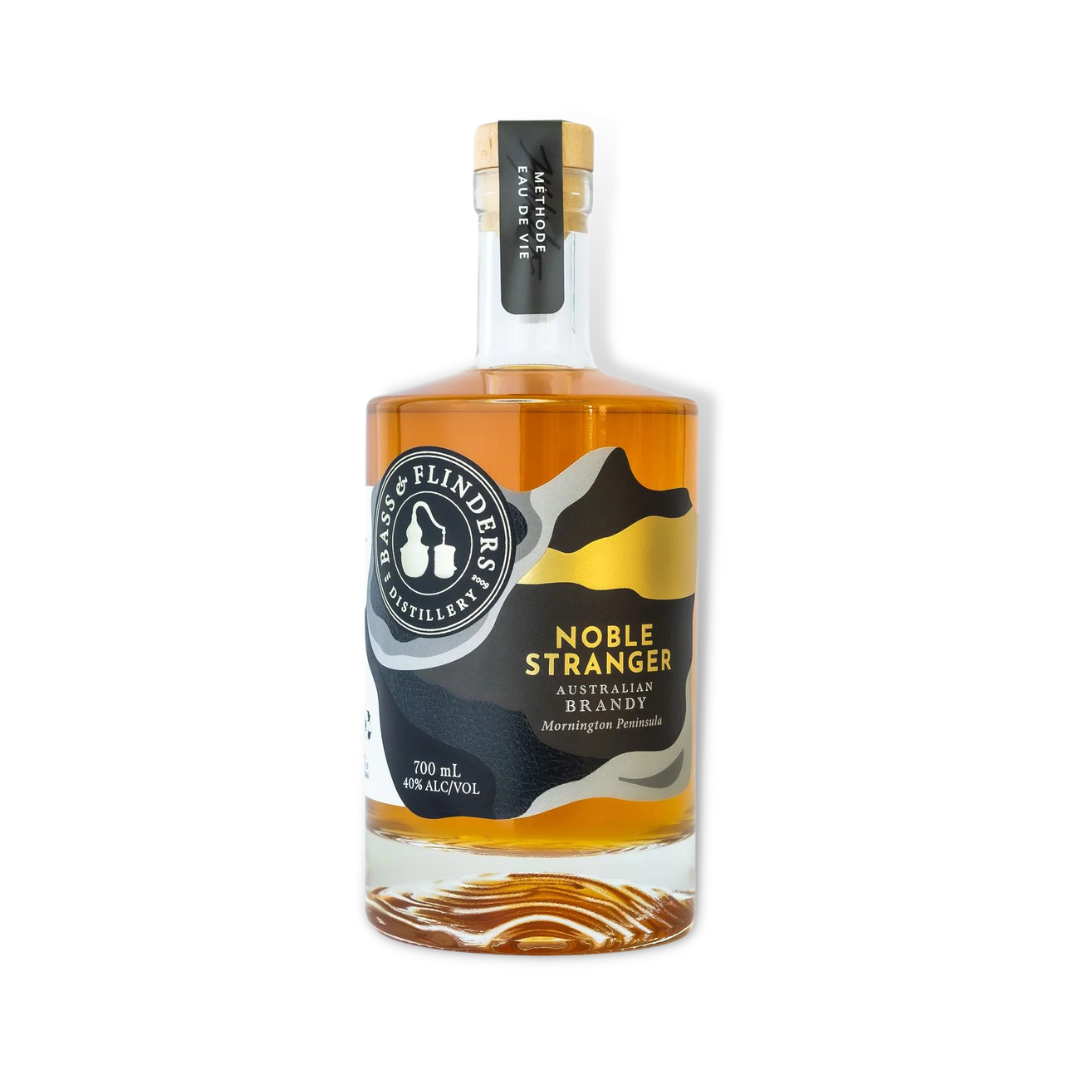 brandy - Bass & Flinders Noble Stranger Australian Brandy 700ml / 1ltr (ABV 40%)