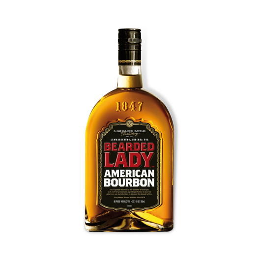 American Whiskey - Bearded Lady American Bourbon 700ml (ABV 40%)