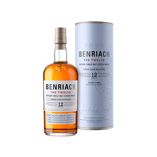 Scotch Whisky - Benriach The 12 Year Old Three Cask Matured Single Malt Scotch Whisky 700ml (ABV 46%)