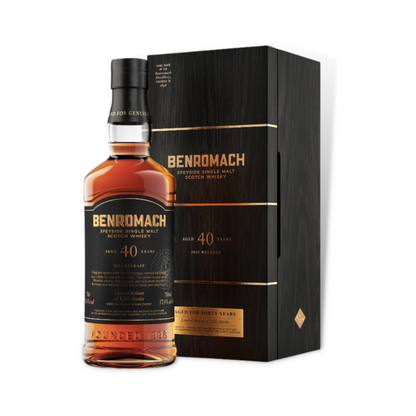 Scotch Whisky - Benromach 40 Year Old Speyside Single Malt Scotch Whisky 700ml (ABV 57.6%)