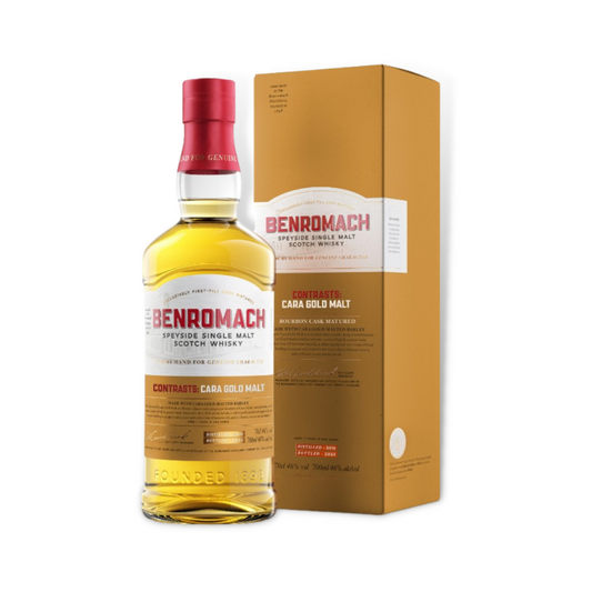 Scotch Whisky - Benromach Contrasts: Cara Gold Malt Speyside Single Malt Scotch Whisky 700ml (ABV 46%)