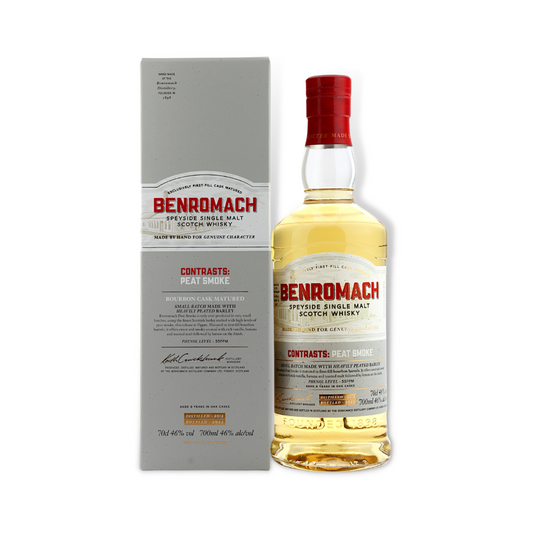 Scotch Whisky - Benromach Contrasts: Peat Smoke (2012) Speyside Single Malt Scotch Whisky 700ml (ABV 46%)