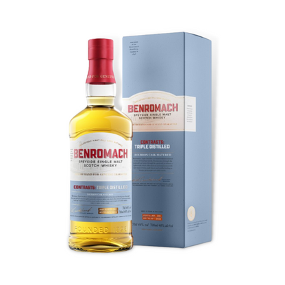 Scotch Whisky - Benromach Contrasts: Triple Distilled (2011) Speyside Single Malt Scotch Whisky 700ml (ABV 46%)