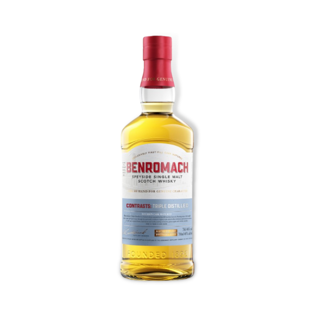 Scotch Whisky - Benromach Contrasts: Triple Distilled (2011) Speyside Single Malt Scotch Whisky 700ml (ABV 46%)