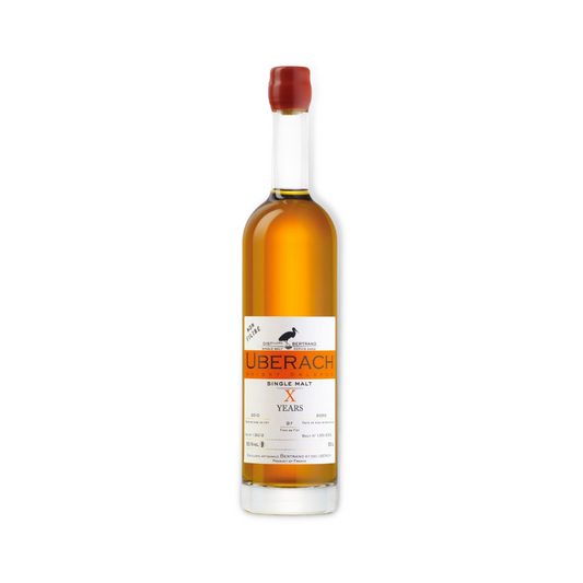French Whisky - Bertrand Uberach "X" 10 Year Old Single Malt Whisky 500ml (ABV 51.2%)