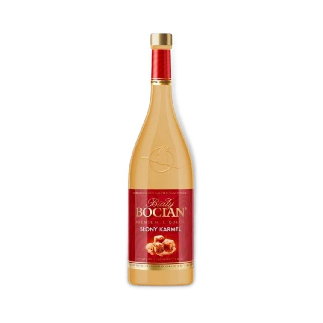 Liqueur - Bialy Bocian Slony Karmel (Salted Caramel) 500ml (ABV 16%)