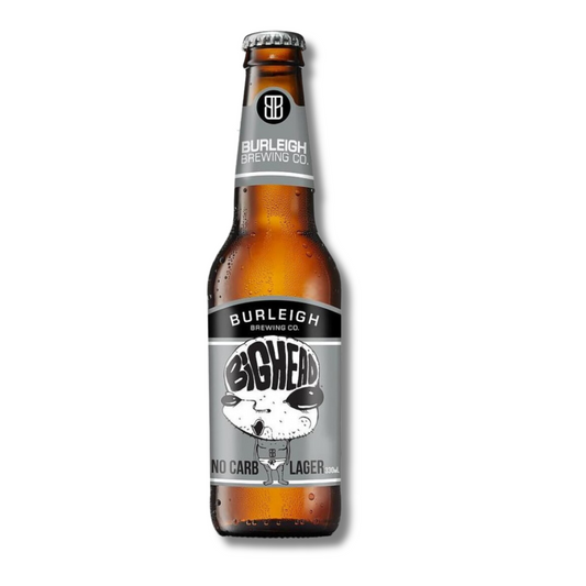 Lager - Burleigh Bighead No Carb Lager 330ml Case of 24 (ABV 4.2%)