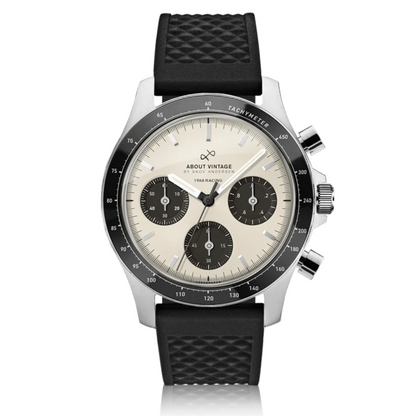 1960 Racing Chronograph Steel / Off White & Black