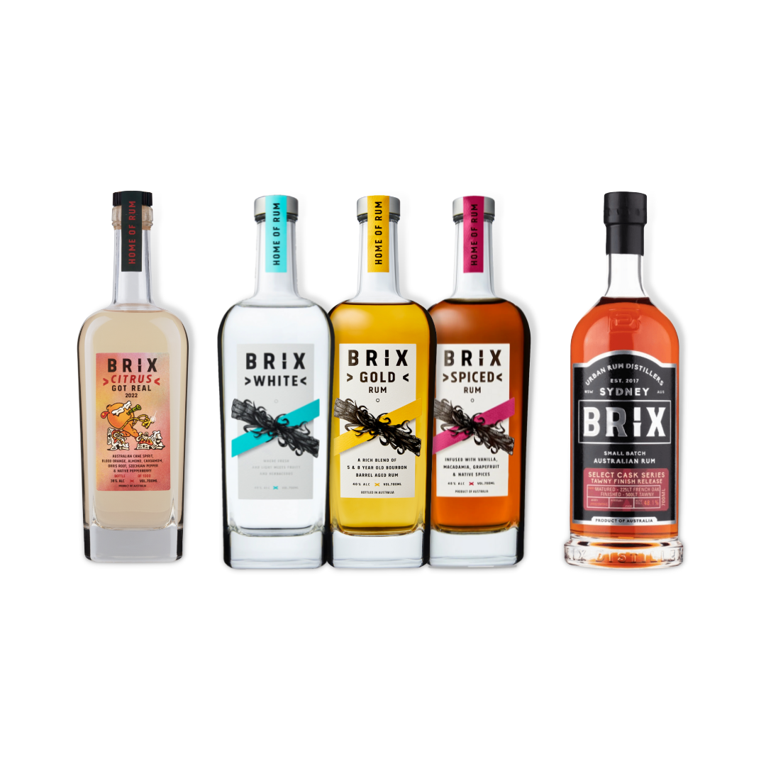 Dark Rum - Brix Mango Australian Rum 700ml (ABV 40%)