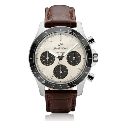 1960 Racing Chronograph Steel / Off White & Black