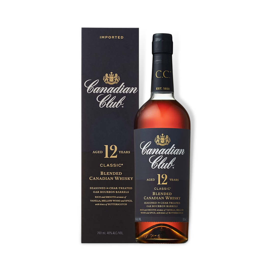 Ballantine's 12年 Canadian Club 20ウイスキー4本 カナディアンクラブ 12年 クラシックブレンデッドカナディアン
