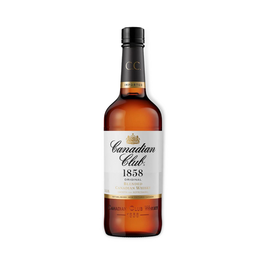 Canadian Whisky - Canadian Club 1858 Blended Canadian Whisky 700ml / 1ltr (ABV 37%)
