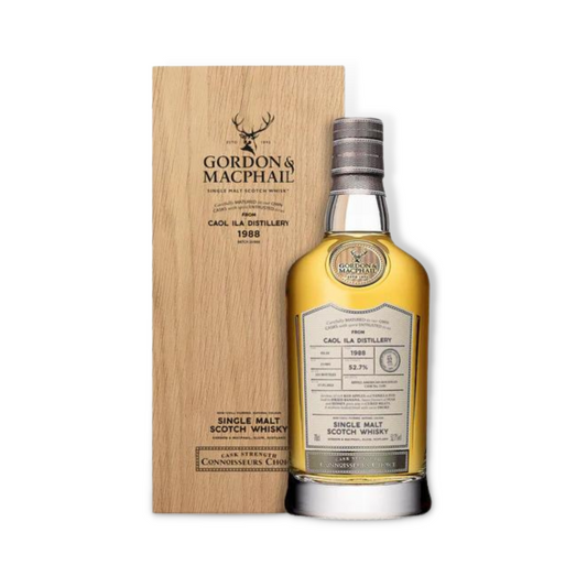 Scotch Whisky - Caol Ila 1988 32 Year Old Cask Strength (G&M Connoisseurs Choice) Single Malt Scotch Whisky 700ml (ABV 52.7%)