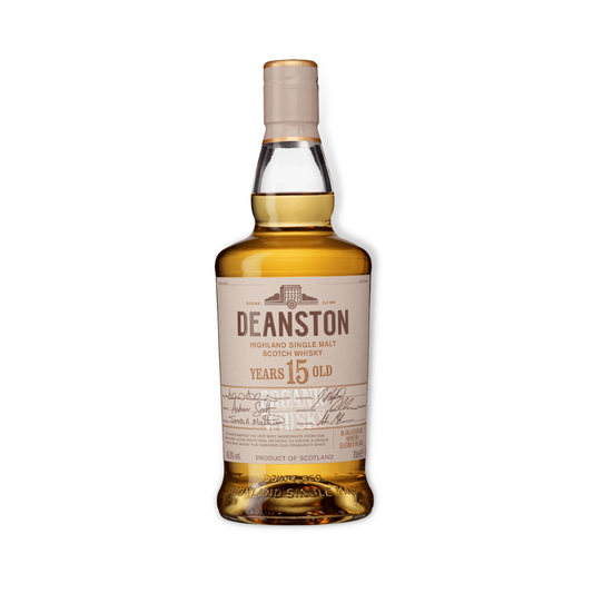 Scotch Whisky - Deanston 15 Year Old Organic Highland Single Malt Scotch Whisky 700ml (ABV 46.3%)