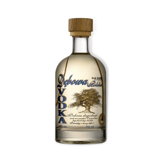 Polish Vodka -Debowa Oak Vodka with Wooden Mushroom 700ml (ABV 40%)