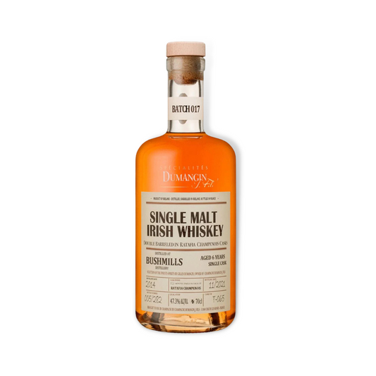 French Whisky - Dumangin Bushmills 2014 6 Year Old Single Malt Irish Whiskey 700ml (ABV 47.3%)