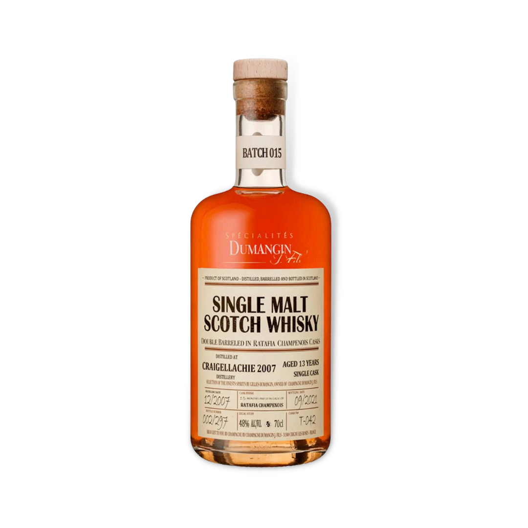 French Whisky - Dumangin Craigellachie 2007 13 Year Old Single Malt Scotch Whisky 700ml (ABV 48%)